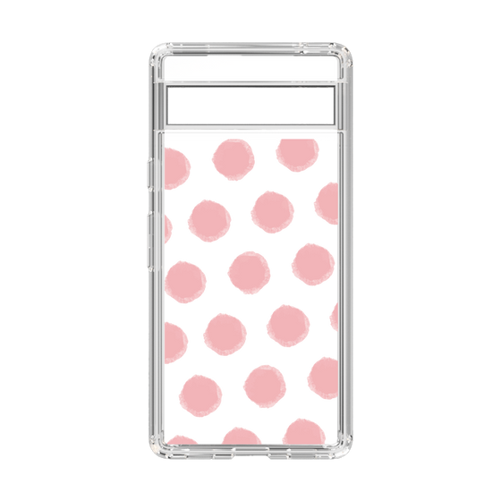 Slim Protection Case［ Original - Favorite Color Polka Dots - Pink ］