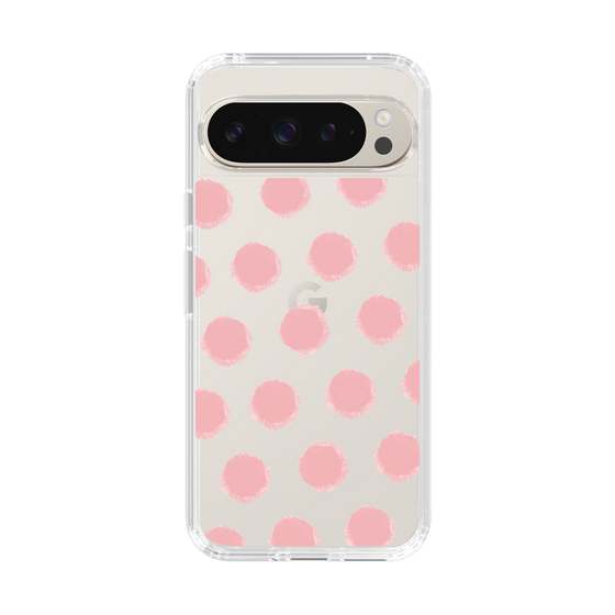 Slim Protection Case［ Original - Favorite Color Polka Dots - Pink ］