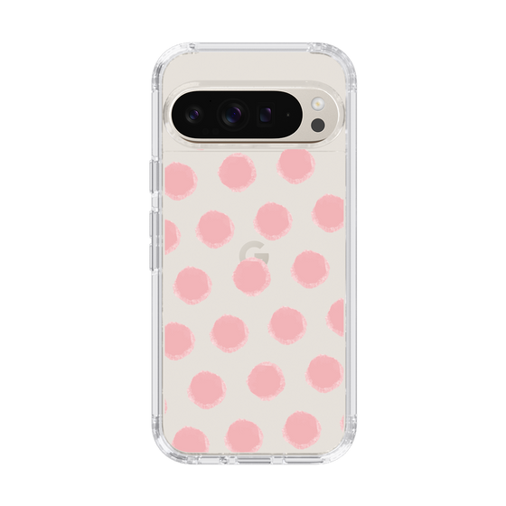 Slim Protection Case［ Original - Favorite Color Polka Dots - Pink ］