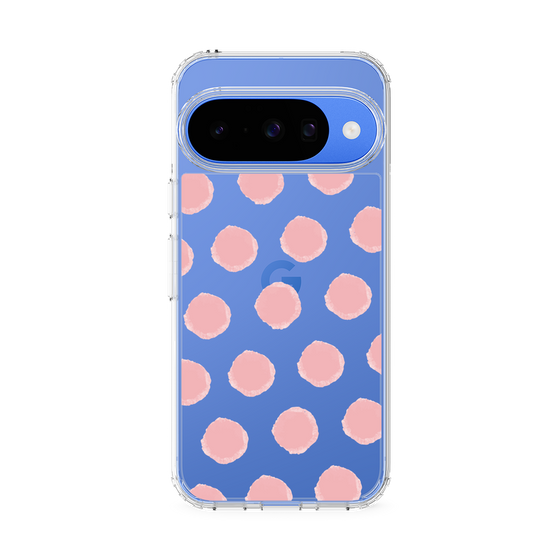 Slim Protection Case［ Original - Favorite Color Polka Dots - Pink ］