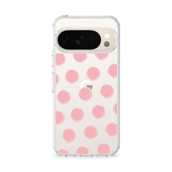 Slim Protection Case［ Original - Favorite Color Polka Dots - Pink ］