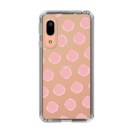 Slim Protection Case［ Original - Favorite Color Polka Dots - Pink ］