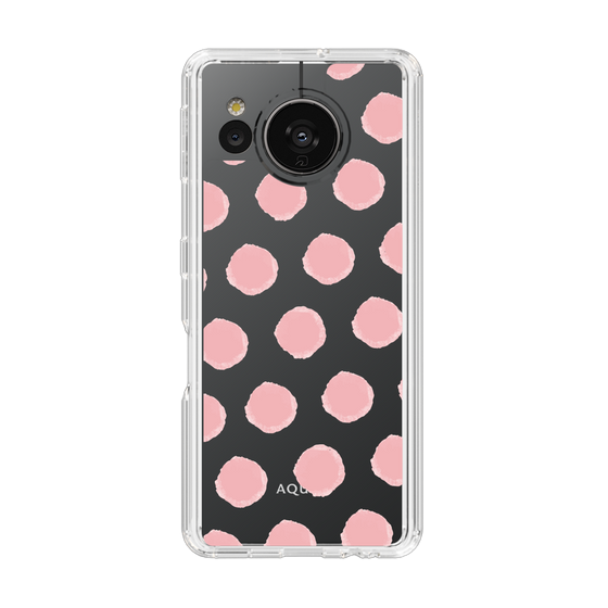 Slim Protection Case［ Original - Favorite Color Polka Dots - Pink ］