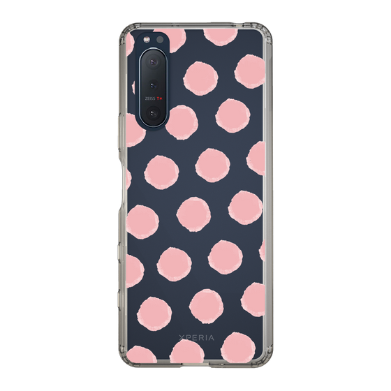 Slim Protection Case［ Original - Favorite Color Polka Dots - Pink ］