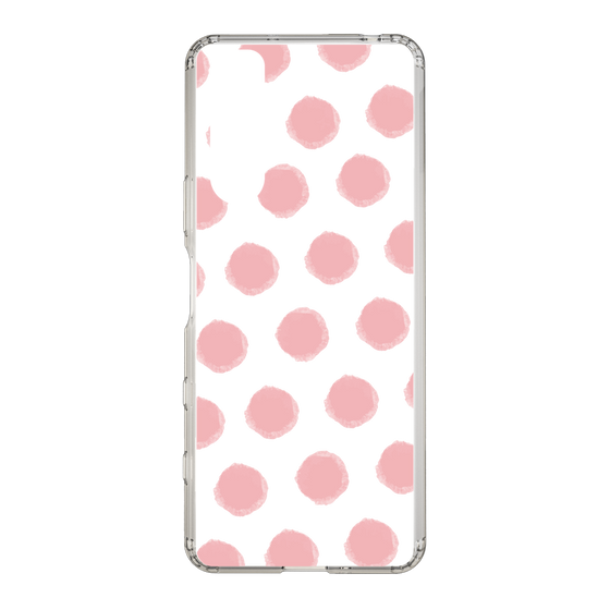 Slim Protection Case［ Original - Favorite Color Polka Dots - Pink ］