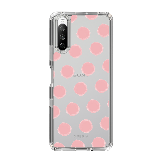 Slim Protection Case［ Original - Favorite Color Polka Dots - Pink ］