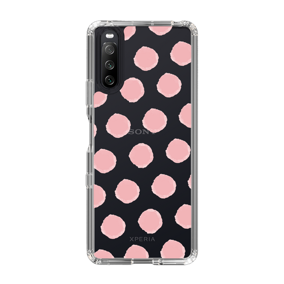 Slim Protection Case［ Original - Favorite Color Polka Dots - Pink ］