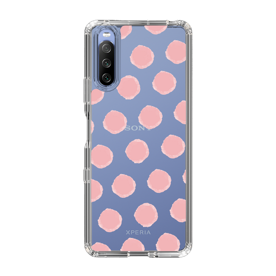 Slim Protection Case［ Original - Favorite Color Polka Dots - Pink ］