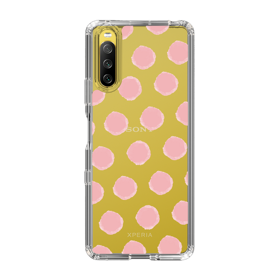 Slim Protection Case［ Original - Favorite Color Polka Dots - Pink ］