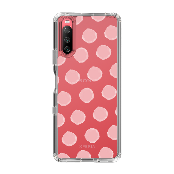Slim Protection Case［ Original - Favorite Color Polka Dots - Pink ］
