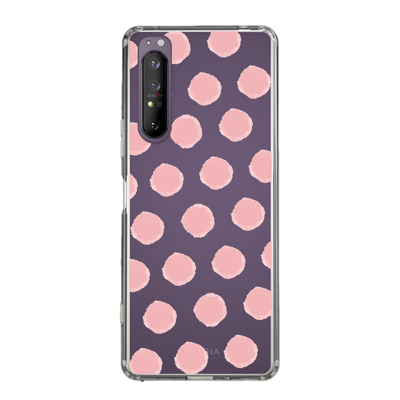 Slim Protection Case［ Original - Favorite Color Polka Dots - Pink ］