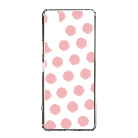 Slim Protection Case［ Original - Favorite Color Polka Dots - Pink ］