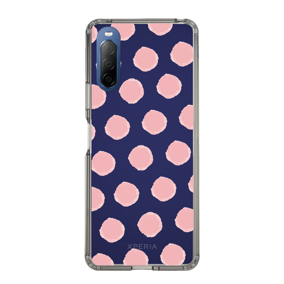 Slim Protection Case［ Original - Favorite Color Polka Dots - Pink ］