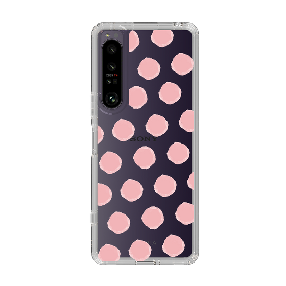 Slim Protection Case［ Original - Favorite Color Polka Dots - Pink ］