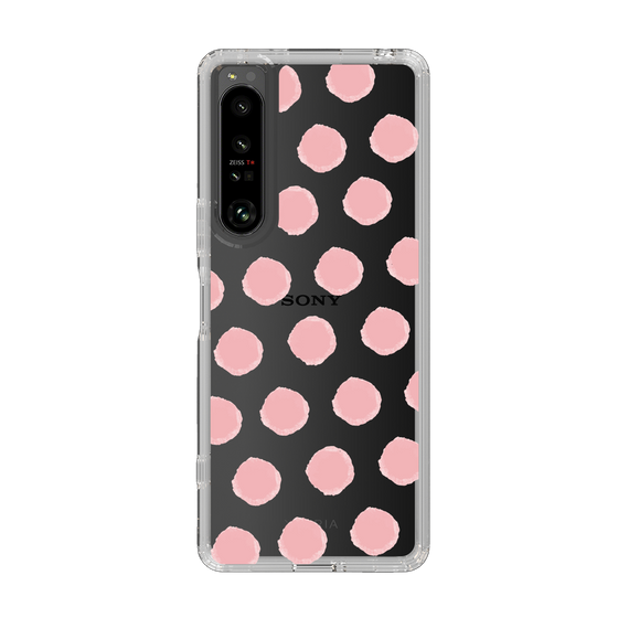 Slim Protection Case［ Original - Favorite Color Polka Dots - Pink ］