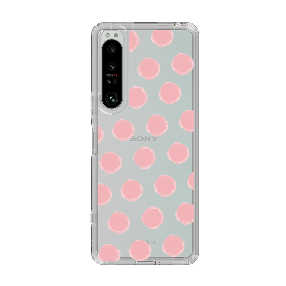 Slim Protection Case［ Original - Favorite Color Polka Dots - Pink ］