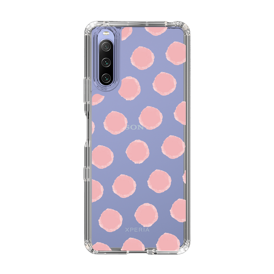 Slim Protection Case［ Original - Favorite Color Polka Dots - Pink ］