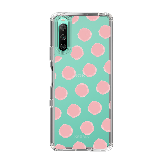 Slim Protection Case［ Original - Favorite Color Polka Dots - Pink ］