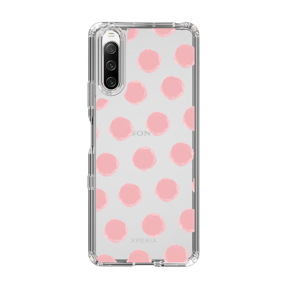 Slim Protection Case［ Original - Favorite Color Polka Dots - Pink ］