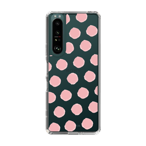 Slim Protection Case［ Original - Favorite Color Polka Dots - Pink ］