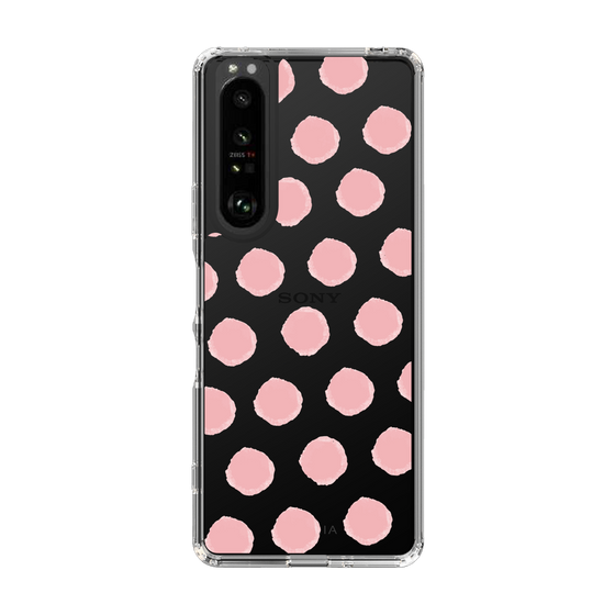 Slim Protection Case［ Original - Favorite Color Polka Dots - Pink ］