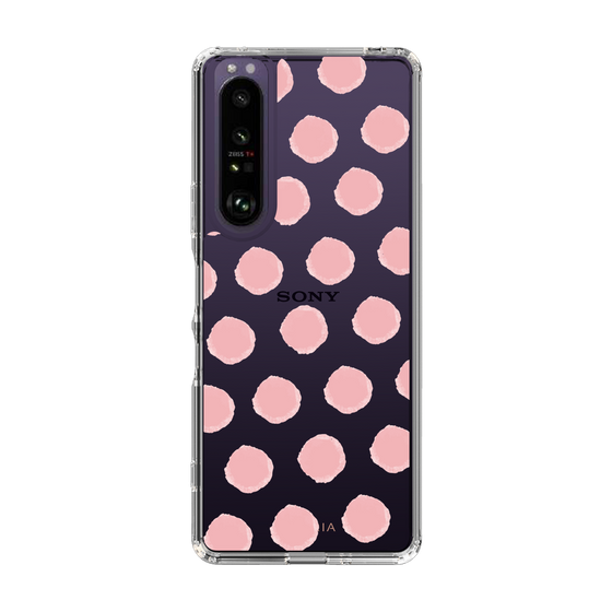 Slim Protection Case［ Original - Favorite Color Polka Dots - Pink ］