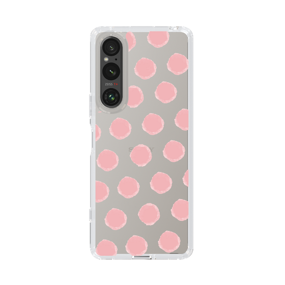 Slim Protection Case［ Original - Favorite Color Polka Dots - Pink ］