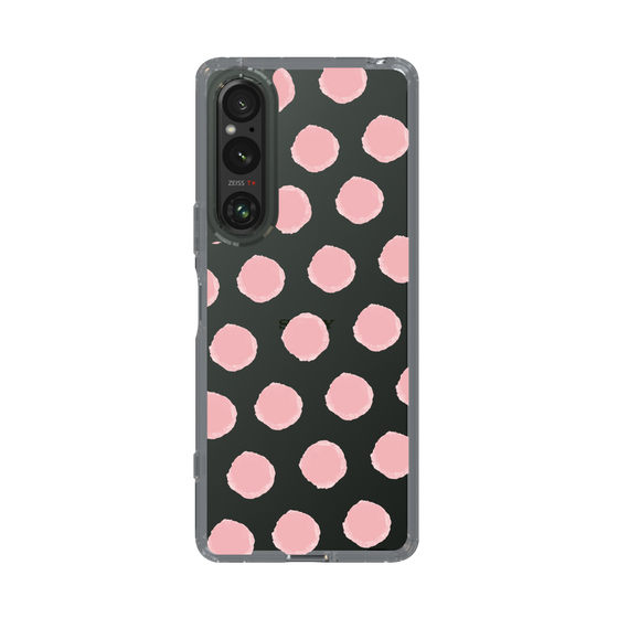 Slim Protection Case［ Original - Favorite Color Polka Dots - Pink ］