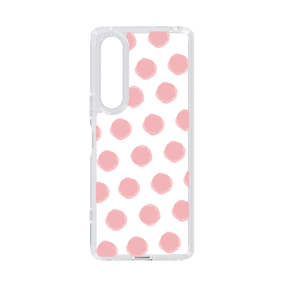 Slim Protection Case［ Original - Favorite Color Polka Dots - Pink ］