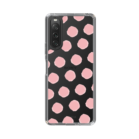 Slim Protection Case［ Original - Favorite Color Polka Dots - Pink ］