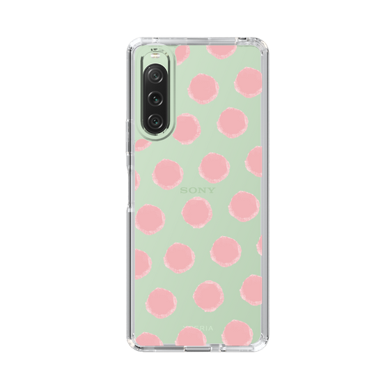 Slim Protection Case［ Original - Favorite Color Polka Dots - Pink ］
