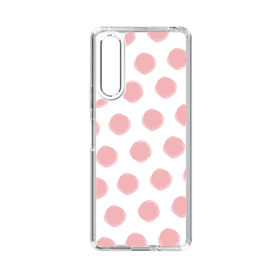 Slim Protection Case［ Original - Favorite Color Polka Dots - Pink ］