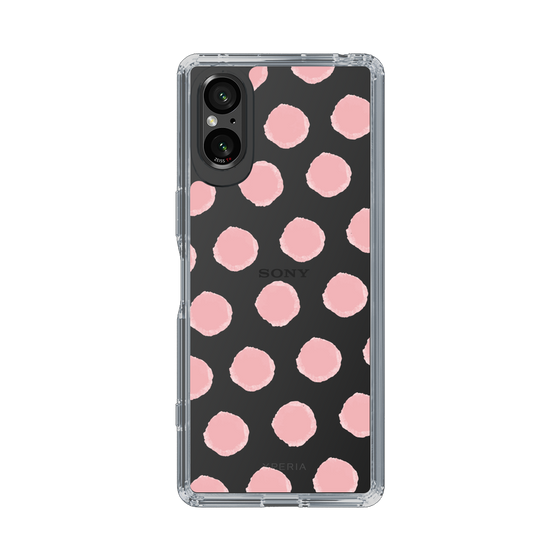 Slim Protection Case［ Original - Favorite Color Polka Dots - Pink ］