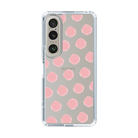 Slim Protection Case［ Original - Favorite Color Polka Dots - Pink ］