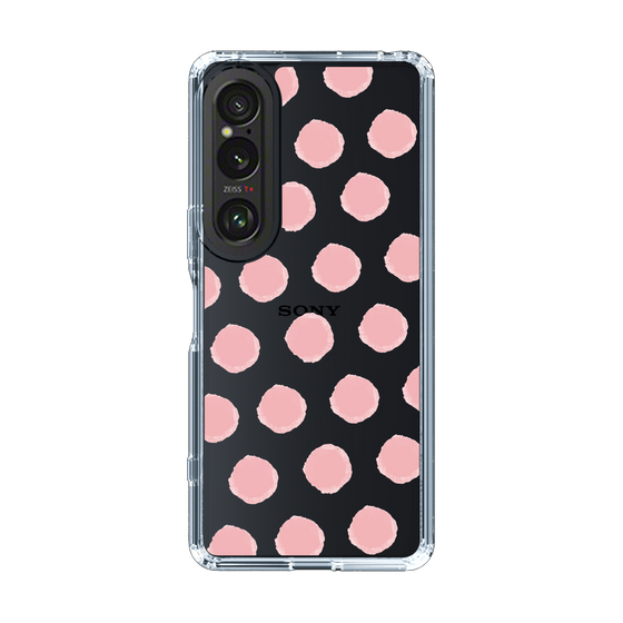 Slim Protection Case［ Original - Favorite Color Polka Dots - Pink ］