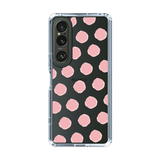 Slim Protection Case［ Original - Favorite Color Polka Dots - Pink ］