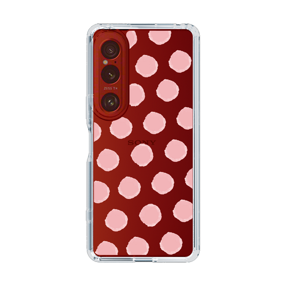Slim Protection Case［ Original - Favorite Color Polka Dots - Pink ］