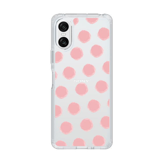 Slim Protection Case［ Original - Favorite Color Polka Dots - Pink ］