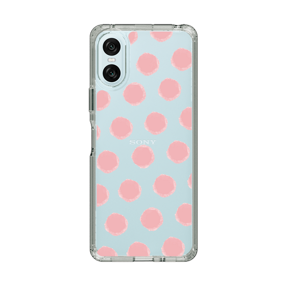 Slim Protection Case［ Original - Favorite Color Polka Dots - Pink ］