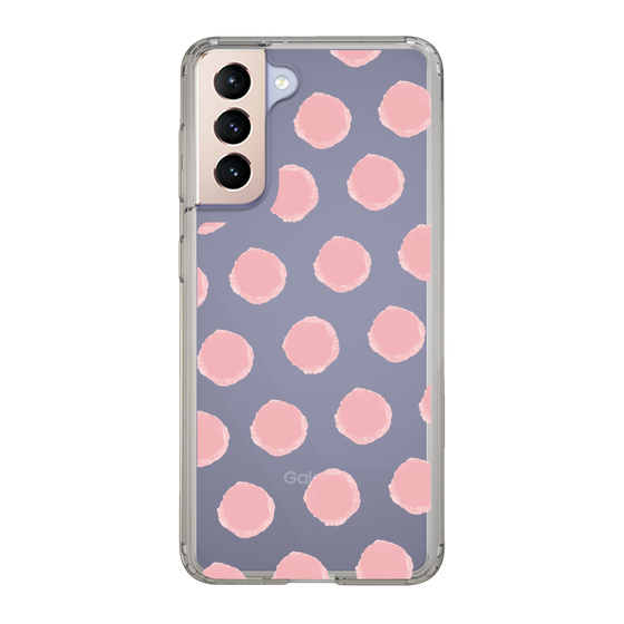 Slim Protection Case［ Original - Favorite Color Polka Dots - Pink ］