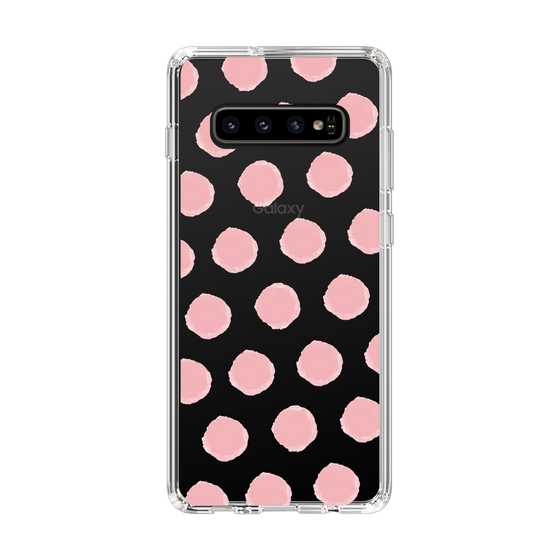 Slim Protection Case［ Original - Favorite Color Polka Dots - Pink ］