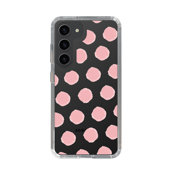 Slim Protection Case［ Original - Favorite Color Polka Dots - Pink ］