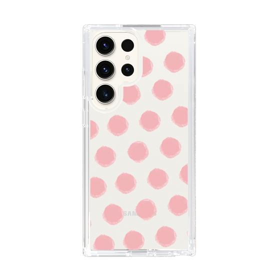 Slim Protection Case［ Original - Favorite Color Polka Dots - Pink ］
