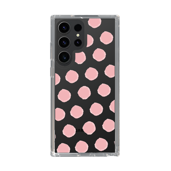 Slim Protection Case［ Original - Favorite Color Polka Dots - Pink ］