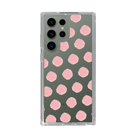 Slim Protection Case［ Original - Favorite Color Polka Dots - Pink ］
