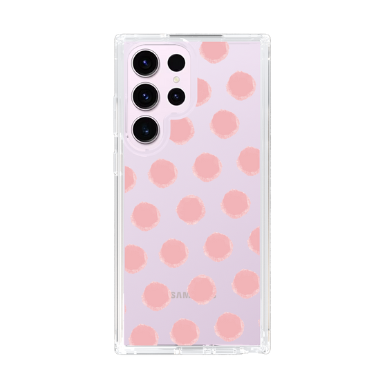 Slim Protection Case［ Original - Favorite Color Polka Dots - Pink ］