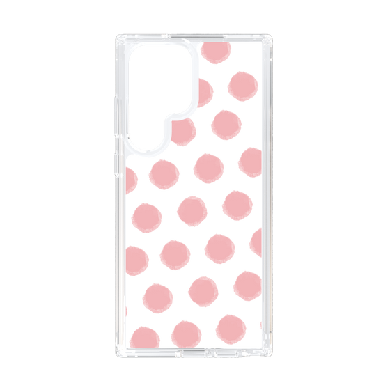 Slim Protection Case［ Original - Favorite Color Polka Dots - Pink ］