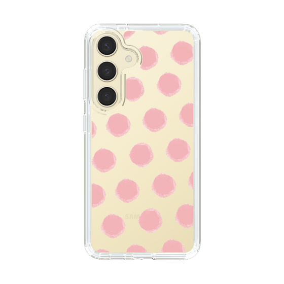 Slim Protection Case［ Original - Favorite Color Polka Dots - Pink ］