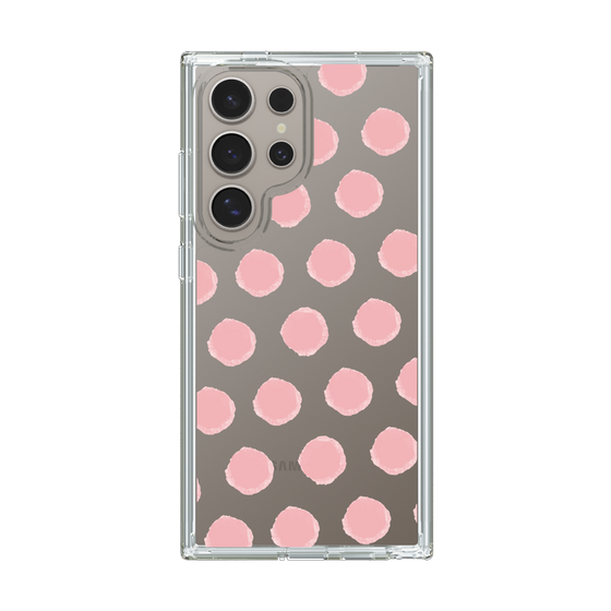 Slim Protection Case［ Original - Favorite Color Polka Dots - Pink ］