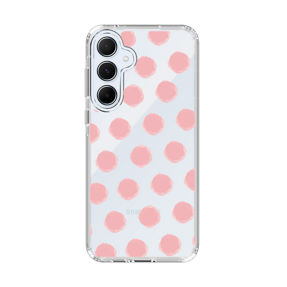 Slim Protection Case［ オリジナル - 推し色水玉 - ピンク ］